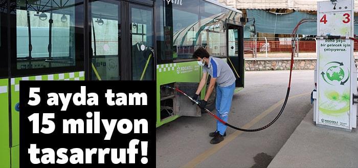 Kocaeli Büyükşehir Belediyesi iştiraklerinden UlaşımPark A.Ş. çevre dostu doğalgazlı (CNG)