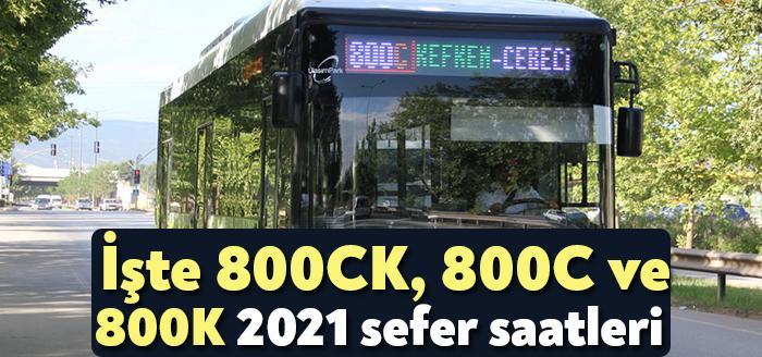 800CK, 800C ve 800K 3 Temmuz’da seferlerine başlıyor. UlaşımPark, her