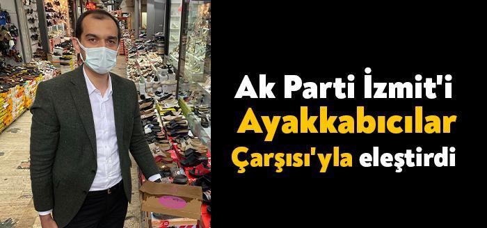 İzmit Belediyesi’nin geçen yıl çatısını yaptırdığı Ayakkabıcılar Çarşısı’nda yağmur sonrası