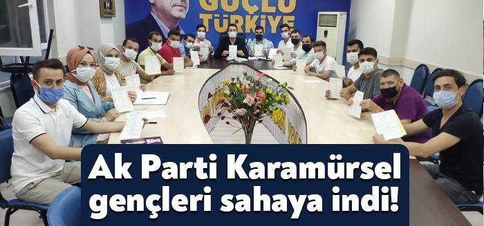 Karamürsel Ak Parti Gençlik Kolları üye seferberliğine devam ediyor. Gençlik Kolları