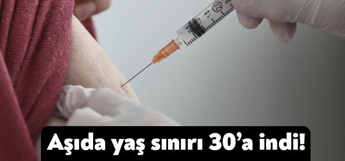 Aşılamada yaş sınırını 30 oldu. Sağlık Bakanı Fahrettin Koca, "Aşı
