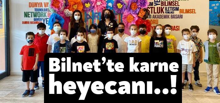 BİLNET Okulları Kocaeli Kampüsü’nde ilkokul öğrencileri karnelerine kavuştu. Okul yönetimi