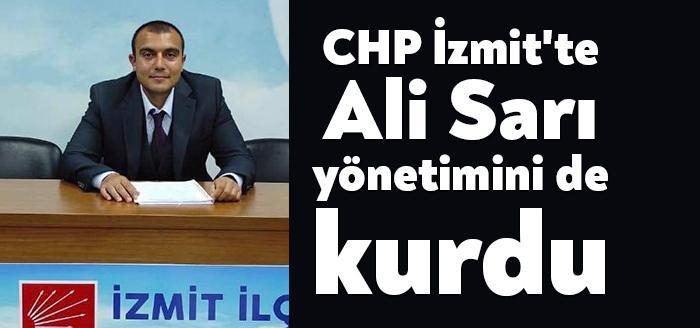 CHP İzmit İlçe Gençlik Kolları Başkanı Ali Sarı, yönetimin de