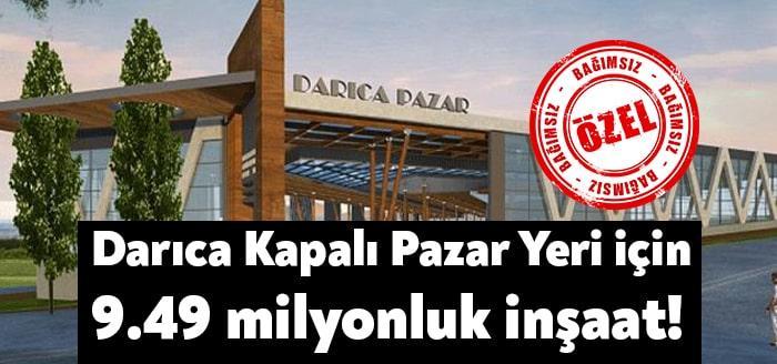 Darıca Cami Mahallesi’nde yer alan ve yarım kalan kapalı semt