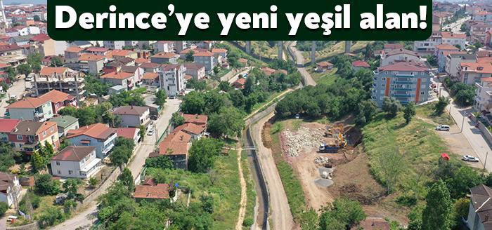 Büyükşehir Belediyesi, Derince’ye 40 bin metrekare nitelikli aktif yeşil alan