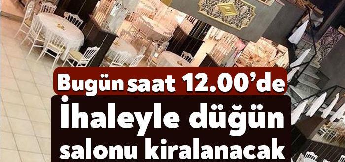 Dilovası Belediyesi mülkiyeti belediyeye ait düğün salonunu kiraya verecek. Kiralama