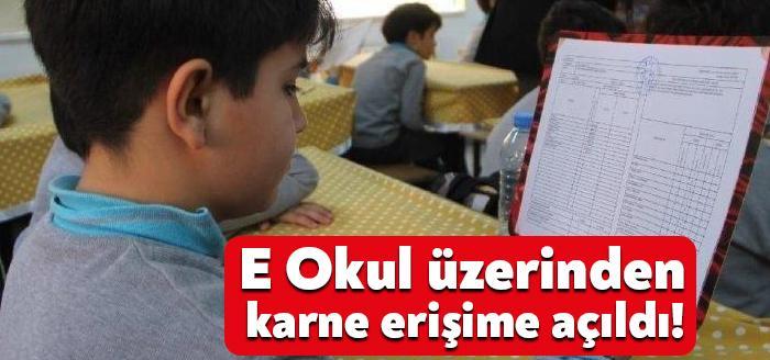 Milli Eğitim Bakanlığı, e Okul üzerinden ilkokul, ortaokul ve lise