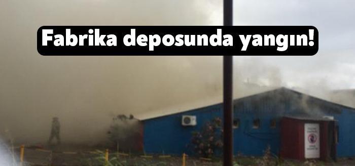 Kocaeli'nin Çayırova ilçesinde, bir cam fabrikasında depo olarak kullanılan binada