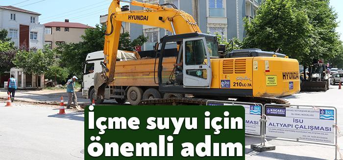 İSU Genel Müdürlüğü ekipleri tarafından İnönü Mahallesi 1968 Sokak (Tüvtürk’ün