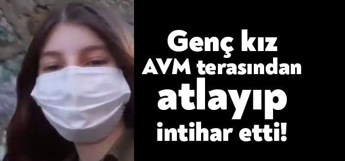 Gebze'de Rabiya G. isimli genç kız, bir alışveriş merkezinin çatısından