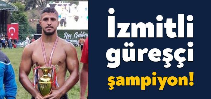 İzmit Belediyesporlu güreşçi Seçkin Duman, Bursa’da düzenlenen 59.Nilüfer Çalı Geleneksel