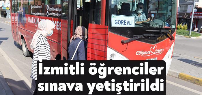 İzmit Belediyesi, AYT ve YDT sınavına girecek olan öğrencileri evlerine