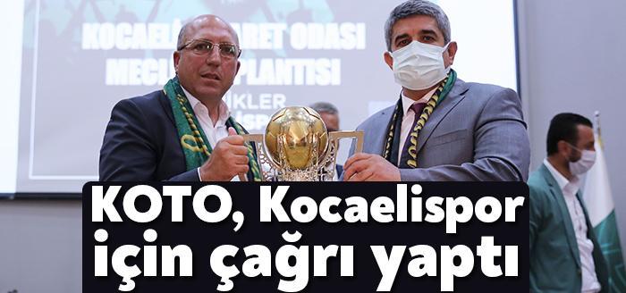 KOTO Meclis Toplantısı’nda, Kocaelispor Başkanı Engin Koyun’u ağırlayan Başkan Bulut,