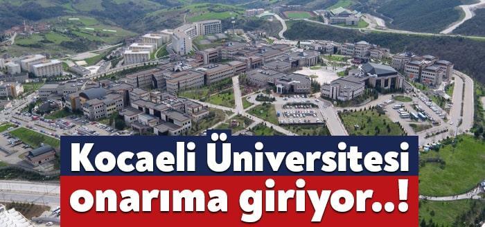 Kocaeli Üniversitesi yaz sezonu boyunca onarıma girecek. Üniversite yönetimi 1.