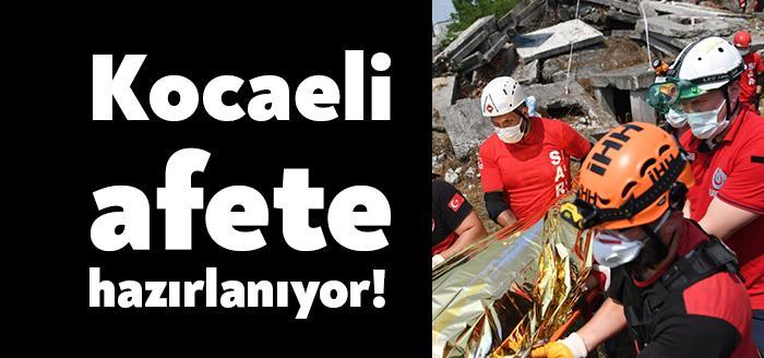 Kocaeli Valiliği koordinesinde, İl Afet ve Acil Durum Müdürlüğü tarafından