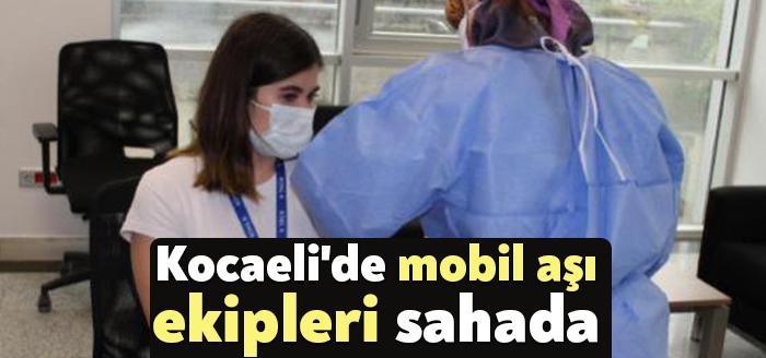 KOCAELİ'nin Gebze ilçesinde, sanayi bölgelerinde mobil ekiplerce aşı uygulamasına karar