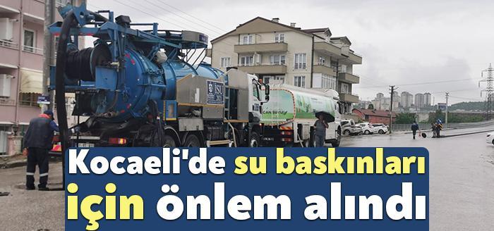 Kocaeli Büyükşehir Belediyesi ekipleri hafta boyunca etkisini sürdürecek olan yağışlara