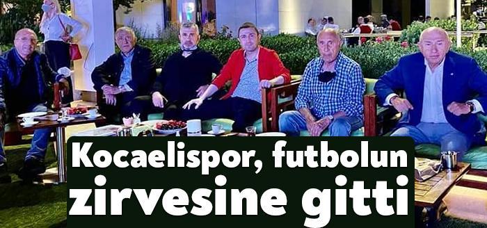 Kocaelispor Başkanı Engin Koyun ve Başkan Vekili Harun Kaya, Türkiye