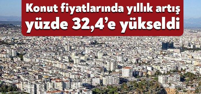 Merkez Bankası, Türkiye genelinde konut fiyatlarındaki yıllık artışın nisanda yüzde
