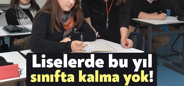 Liselerde sınıf geçme ve karne notuyla ilgili yeni bir düzenleme