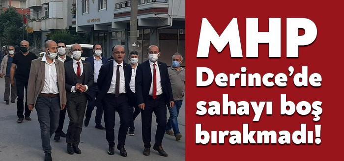 MHP Kocaeli İl Başkanlığı koordinasyonuyla Derince'de 120x120 saha programı yapıldı.