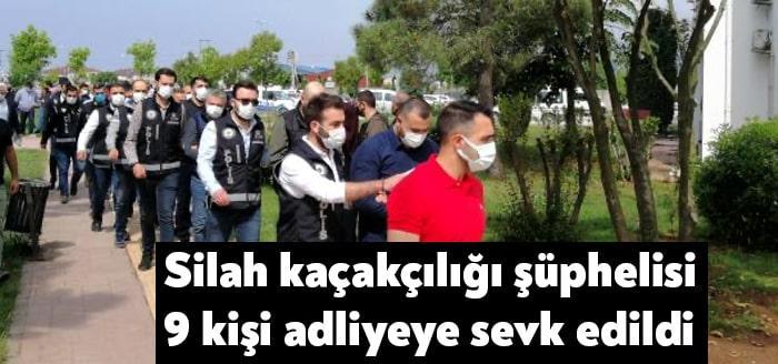 Kocaeli merkezli 3 ilde düzenlenen silah kaçakçılarına yönelik eş zamanlı