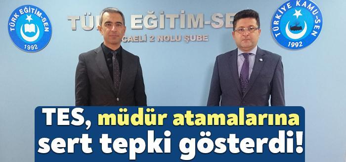 TES 1 ve 2 nolu şube başkanları Milli Eğitimdeki son