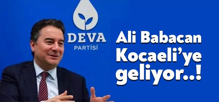 DEVA Partisi Genel Başkanı olan eski Ak Partili Ali Babacan