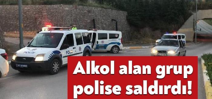 Kocaeli'nin Körfez ilçesinde, boş arazide alkol alıp çevreye rahatsızlık verdiği