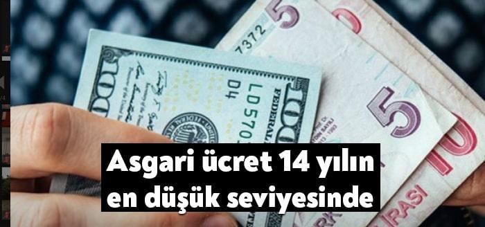 10 milyonu aşkın asgari ücretlinin yılbaşında 383 dolar olan bu