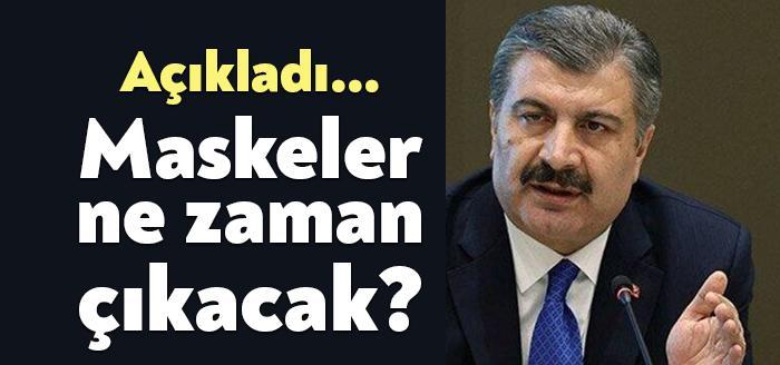 Sağlık Bakanı Fahrettin Koca, açıklamalarda bulundu. Maskelerle ilgili Koca,