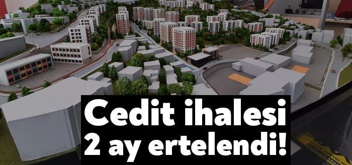Çevre ve Şehircilik Bakanlığı tarafından bugün Cedit Mahallesi Kentsel Dönüşüm