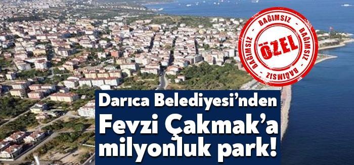 Darıca Belediyesi geçtiğimiz yıl vaat ettiği Fevzi Çakmak Şelale Park
