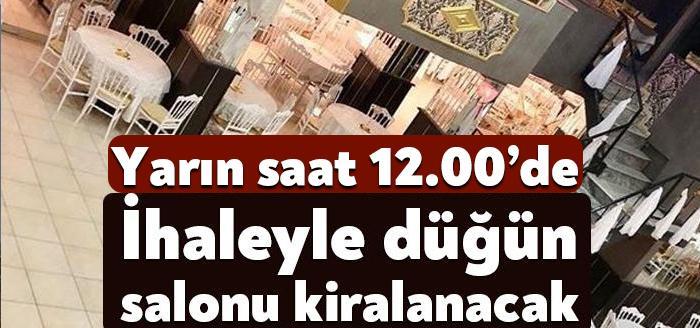 Dilovası Belediyesi mülkiyeti belediyeye ait düğün salonunu kiraya verecek. Kiralama
