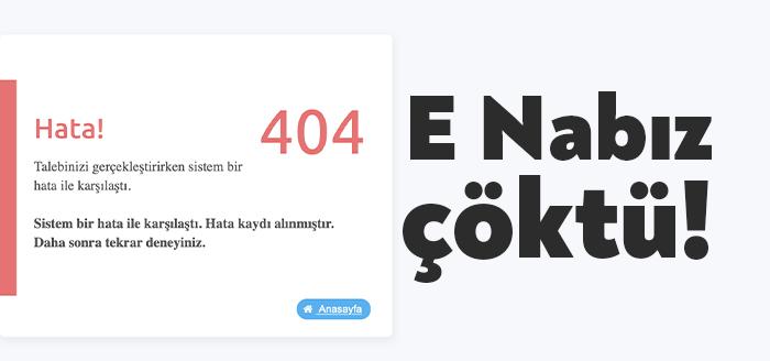 Sağlık Bakanlığı'nın resmi web sitelerinden olan "e Nabız", SGK üzerinden
