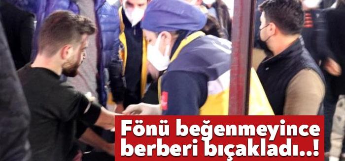 Kocaeli'nin Körfez ilçesinde çektirdiği saç fönünü beğenmeyince tartıştığı berber kalfasını