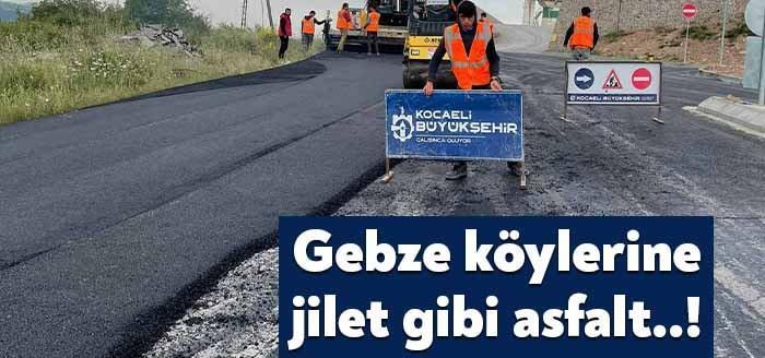 Kocaeli Büyükşehir Belediyesi Gebze köy yollarına yatırımlarını sürdürüyor. Gebze ilçesi