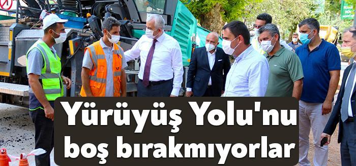 Yürüyüş Yolu projesini yakından takip eden Genel Sekreter Balamir Gündoğdu,