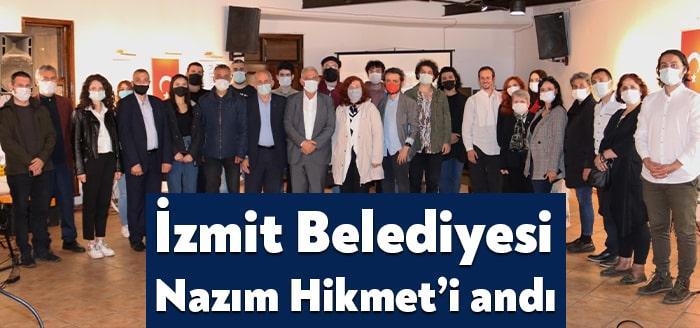 İzmit Belediyesi, dünyaca ünlü edebiyatçılarından Nazım Hikmet Ran’ı ölümünün 58.