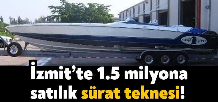 Kocaeli'nin İzmit ilçesinde 1 milyon 525 bin liraya bir sürat
