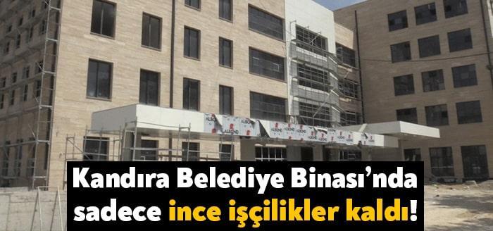 Kocaeli Büyükşehir Belediyesi tarafından yapımı üstlenilen Kandıra Belediyesi hizmet binası
