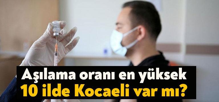 Sağlık Bakanı Fahrettin Koca, sosyal medya hesabından Türkiye'de aşılama hızı