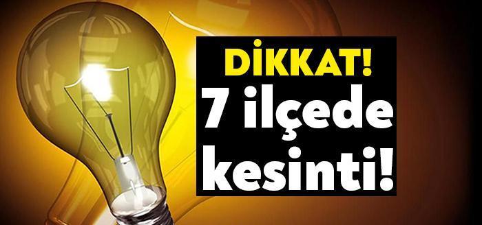 SEDAŞ, bakım ve onarım çalışmaları kapsamında gerçekleştirdiği planlı elektrik kesintilerinin