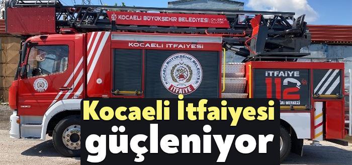 Kocaeli Büyükşehir Belediyesi İtfaiyesi, bünyesine yeni katılacak olan araçlarla olaylara