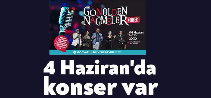 Türk Sanat Müziğinin sevilen şarkılarının seslendirileceği konser, 4 Haziran Cuma