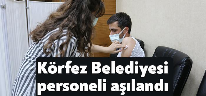 Sağlık Bakanlığı tarafından koronavirüse karşı başlatılan aşılama kampanyası kapsamında Körfez