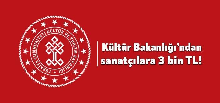 Kültür ve Turizm Bakanlığı, müzik emekçilerine haziran ayında tek seferde