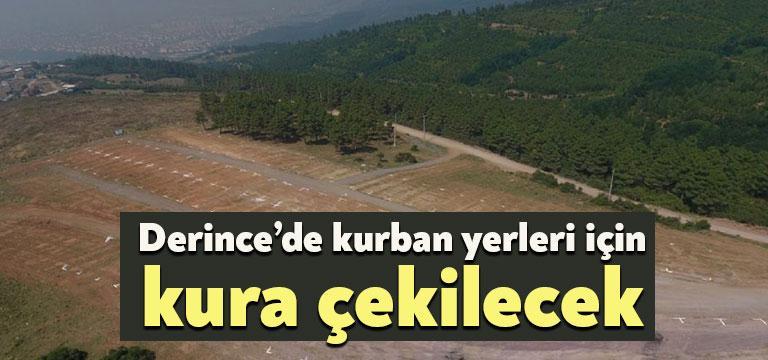 Kurban Bayramı öncesinde hazırlıkların sürdüğü Derince’de bu yıl kurban pazarı