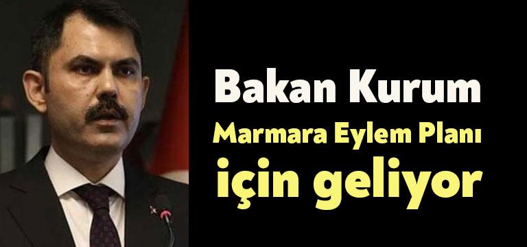 Çevre ve Şehircilik Bakanı Murat Kurum deniz salyası ile mücadele