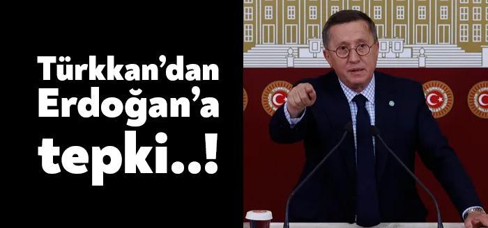 İYİ Parti Grup Başkanvekili Lütfü Türkkan, Cumhurbaşkanı Erdoğan'ın ABD Başkanı